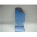 TROFEO PLASTICO PORTAAPLIQUE AZUL Ref OFM216
