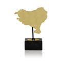 MODELO MAPA PAIS VASCO DE LATON .Ref-S7-158
