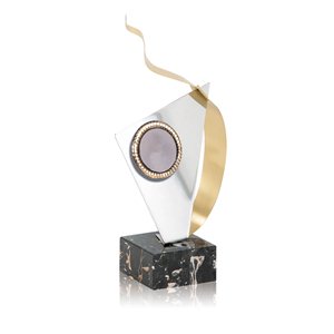 PORTALEGORIAS ACERO INOX. Y LATON .Ref-S7-0314-941