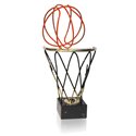 TROFEO LATON BASKET CON BALON.Ref-S7-564