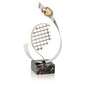 TROFEO TENIS LATÓN Y ACERO INOX..Ref-S7-585