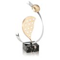 TROFEO PADEL DE LATÓN Y ACERO INOX.Ref-S7-590