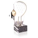 TROFEO PADEL DE LATÓN Y ACERO INOX..Ref-S7-592