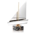 TROFEO LATÓN-INOX VELA LATINA.Ref-S7-631