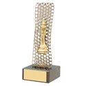 Trofeo ajedrez varios tamaños.  Ref - BP120