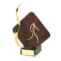 Trofeo hierro oxidado figura Atletismo  varios tamaños.  Ref - BP2202