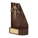 Trofeo hierro oxidado figura Billar  varios tamaños.  Ref - BP2407
