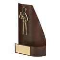Trofeo hierro oxidado figura Música  varios tamaños.  Ref - BP2426
