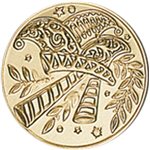 PASTILLA DORADA Ref.f8-CD 50 mm.