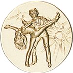 PASTILLA DORADA Ref.f8-CD 50 mm.