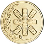 PASTILLA DORADA Ref.f8-CD 50 mm.