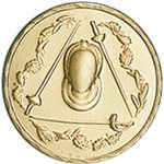 PASTILLA DORADA Ref.f8-CD 50 mm.