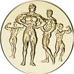 PASTILLA DORADA Ref.f8-LD 25 mm.