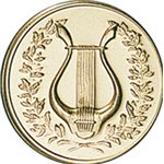 PASTILLA DORADA Ref.f8-LD 25 mm.