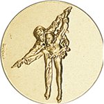 PASTILLA DORADA Ref.f8-LD 25 mm.