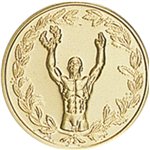 PASTILLA DORADA Ref.f8-LD 25 mm.