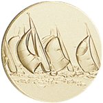 PASTILLA DORADA Ref.f8-LD 25 mm.