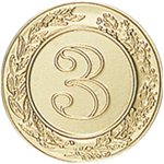 PASTILLA DORADA Ref.f8-LD 25 mm.