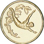 PASTILLA DORADA Ref.f8-CD 50 mm.