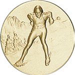 PASTILLA DORADA Ref.f8-CD 50 mm.