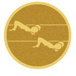 PASTILLA DORADA AUTOADHESIVA Ref.f8-LM