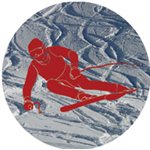 PASTILLA ALUMINIO A COLOR  50 mm. Ref.f8-CG