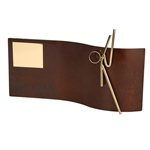 Trofeo hierro oxidado figura Karate varios tamaños.  Ref - BP2525