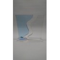 TROFEO METACRILATO AZUL 21 CM