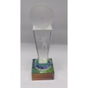 TROFEO CRISTAL TENIS 17 CM