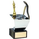 Trofeo mesa ajedrez  varios tamaños.  Ref - BP323