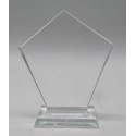 TROFEO CRISTAL PENTÁGONO