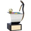 Trofeo mesa parchís  varios tamaños.  Ref - BP326
