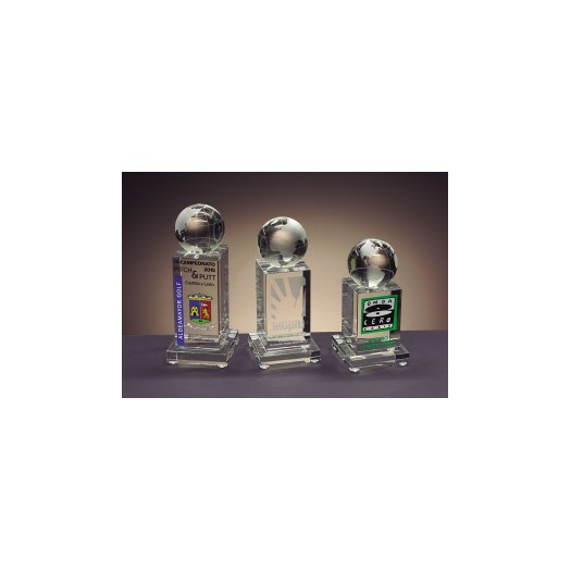 TROFEO CUADRADO G+BOLA GOLF