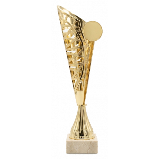Copa Portadiscos dorada de Trofeos Marvi