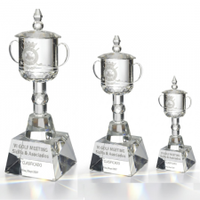 Copa Cristal macizo personalizable de trofeos marvi