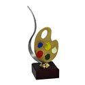 Trofeo Detalle Pintura Paleta  varios tamaños.  Ref - BP3505