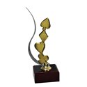 Trofeo Detalle Cartas Poker Con Asa  varios tamaños.  Ref - BP3529