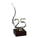 Trofeo Detalle 25 Aniversario Con Asa  varios tamaños.  Ref - BP3542