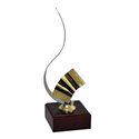 Trofeo Detalle Música Acordeón Con Asa  varios tamaños.  Ref - BP3557