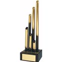 Trofeo artístico  varios tamaños.  Ref - BP395