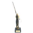 Trofeo figura pesca  varios tamaños.  Ref - BP409
