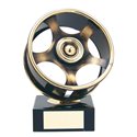 Trofeo llanta automobilismo  varios tamaños.  Ref - BP420