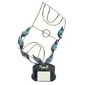 Trofeo pista de baloncesto  varios tamaños.  Ref - BP502