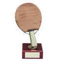 Trofeo raqueta ping-pong  varios tamaños.  Ref - BP506