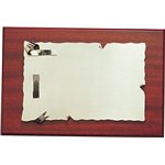 Placa homenaje con estuche  varios tamaños.  Ref - BP540