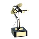 Trofeo Música guitarra  varios tamaños.  Ref - BP649