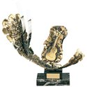 Trofeo alegórico  varios tamaños.  Ref - BP912