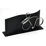 Trofeo hierro negro de ciclismo varios tamaños.  Ref - BP9506