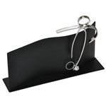 Trofeo hierro negro de ejecutivo varios tamaños.  Ref - BP9507