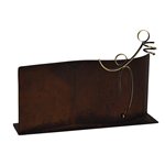 Trofeo hierro negro de baloncesto varios tamaños.  Ref - BP9904